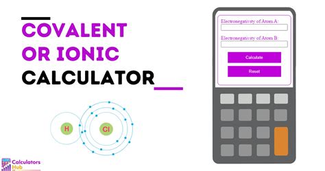 ionic or covalent calculator.